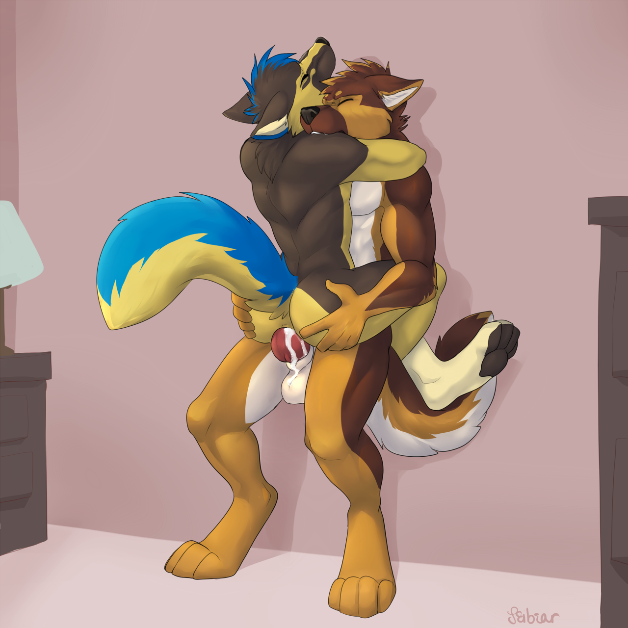 2018 2_males alex_(alexthesheppy) anal anal_penetration animal_genitalia animal_penis anthro anthro/anthro anthro_penetrated anthro_penetrating anthro_penetrating_anthro balls black_body black_ears black_fur black_hair black_pawpads blue_ears blue_hair blue_tail brown_body brown_ears brown_fur brown_hair brown_tail canid canine_genitalia canine_penis canis cum cum_in_ass cum_inside domestic_dog duo fur genital_fluids genitals german_shepherd hair hand_on_ass hi_res knot knotted_penis looking_pleasured male male/male male_penetrated male_penetrating male_penetrating_male mammal masculine multicolored_body multicolored_ears multicolored_fur multicolored_hair multicolored_tail multiple_males pawpads paws penetration penile penile_penetration penis penis_in_ass seibear sex sheath stand_and_carry_position standing standing_sex storm_shepherd tail two_tone_body two_tone_ears two_tone_fur two_tone_hair two_tone_tail white_balls white_body white_fur white_sheath white_tail yellow_body yellow_fur yellow_tail