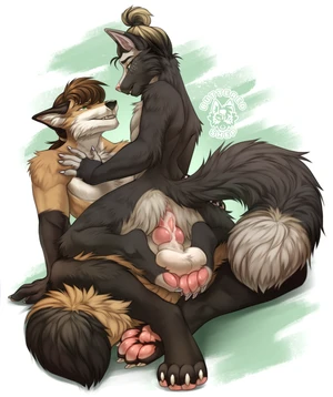 2023 2_males anal anal_penetration animal_genitalia animal_penis anthro anthro/anthro balls black_body black_fur black_hair black_nose black_tail brown_hair butteredshep canid canine_genitalia canine_penis cum cum_in_ass cum_inside cum_on_own_penis cum_on_own_sheath cum_on_penis cum_on_self dipstick_tail erection fox fur genital_fluids genitals gloves_(marking) hair knot knotted_penis looking_at_another male male/male mammal markings masculine monotone_hair multicolored_body multicolored_ears multicolored_fur multicolored_hair multicolored_tail multiple_males nikea_(sheppardsd) orange_body orange_fur orange_tail pawpads penetration penile penile_penetration penis penis_in_ass pink_nose pink_pawpads scotty_sheppard sheath socks_(marking) solo tail tail_markings two_tone_body two_tone_ears two_tone_fur two_tone_hair two_tone_tail white_balls white_body white_fur white_sheath white_tail yellow_hair