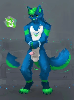 1_male 1_unknown 2024 alikars animal_genitalia anthro balls black_body black_fur blue_body blue_ears blue_fur blue_tail canid collar dripping duo fur genital_fluids genitals green_body green_ears green_fur green_inner_ear green_nose green_pawpads green_tail hair harness hi_res leash licking licking_lips licking_own_lips lipsticking male mammal masculine monotone_ears monotone_hair multicolored_body multicolored_fur offscreen_character pawpads paws penis penis_tip precum precum_drip sergal sheath solo_focus tail tailwag two_tone_body two_tone_fur unknown_gender white_balls white_body white_fur white_sheath wrists_tied