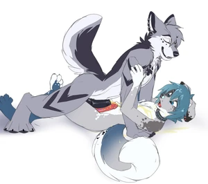 2018 2_males animal_penis anthro anthro/anthro australian_shepherd black_ears black_nose black_pawpads black_penis blue_body blue_eyes blue_fur blue_hair blue_nose blue_pawpads blue_tail canid canine_genitalia canine_penis canis curled_tail dipstick_ears domestic_dog duo floppy_ears frottage fur genital_fluids grey_body grey_ears grey_fur grey_nose grey_pawpads grey_tail hair jailbird knot knotted_penis male male/male mammal masculine monotone_hair multicolored_body multicolored_ears multicolored_fur multicolored_tail multiple_males pawpads peeing peeing_on_another penile penis penis_piercing piercing rileymutt sex silverfox068 surprised tail two_tone_ears urine urine_on_chest watersports white_body white_fur white_tail wolf