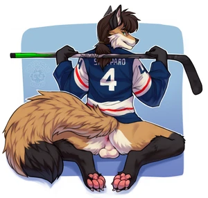 1_male 2023 anthro anus backsack balls black_body black_ears black_fur black_hair black_tail butteredshep canid dipstick_tail fox fur gloves_(marking) green_eyes hair male mammal markings masculine monotone_ears monotone_hair multicolored_body multicolored_fur orange_body orange_fur orange_tail pawpads pink_pawpads socks_(marking) solo tail tail_markings two_tone_body two_tone_fur white_balls white_body white_fur