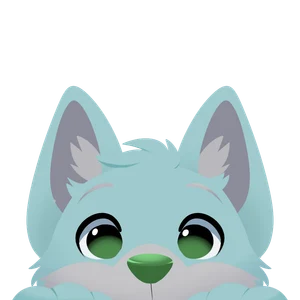 2020 alpha_channel anthro blue_body blue_ears blue_fur blue_hair canid canis donovan_dmc eyebrows feve fur green_eyes grey_body grey_eyebrows grey_fur grey_inner_ear gtreen_nose hair inner_ear_fluff male mammal monotone_ears monotone_hair multicolored_body multicolored_fur solo transparent_background tuft wolf